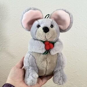 Commonwealth Snowden Gray Mouse Plush 10 Inch 1998 Target Stuffed Animal Toy T71